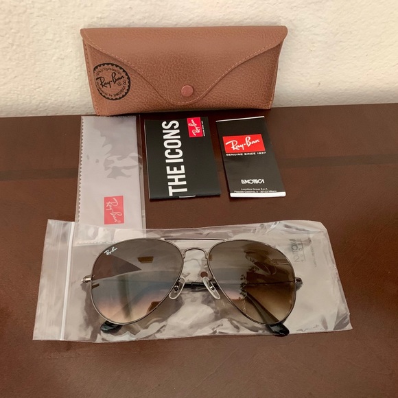 Ray-Ban Aviator Sunglasses 58mm Unisex Brand New - Picture 8 of 13